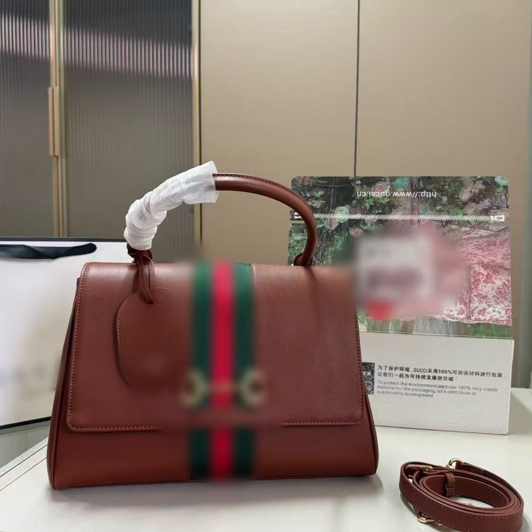 大号手提包G家波士顿Ophidia系单肩旅行包皮布老花手提旅行袋男女