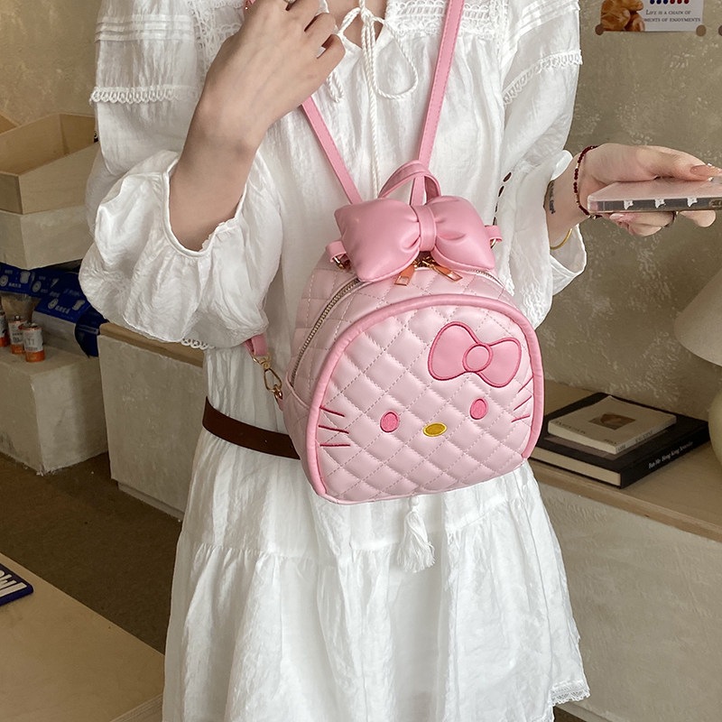 Mochila encantadora universal popular de dibujos animados de viaje dulce gato nuevo 2026 estudiantes de verano súper fuego