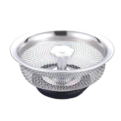 Cross-border Wash Basin Filter Mesh Kitchen Sink Universal Stainless Steel Strainer Kitchen Sink Filter Mesh