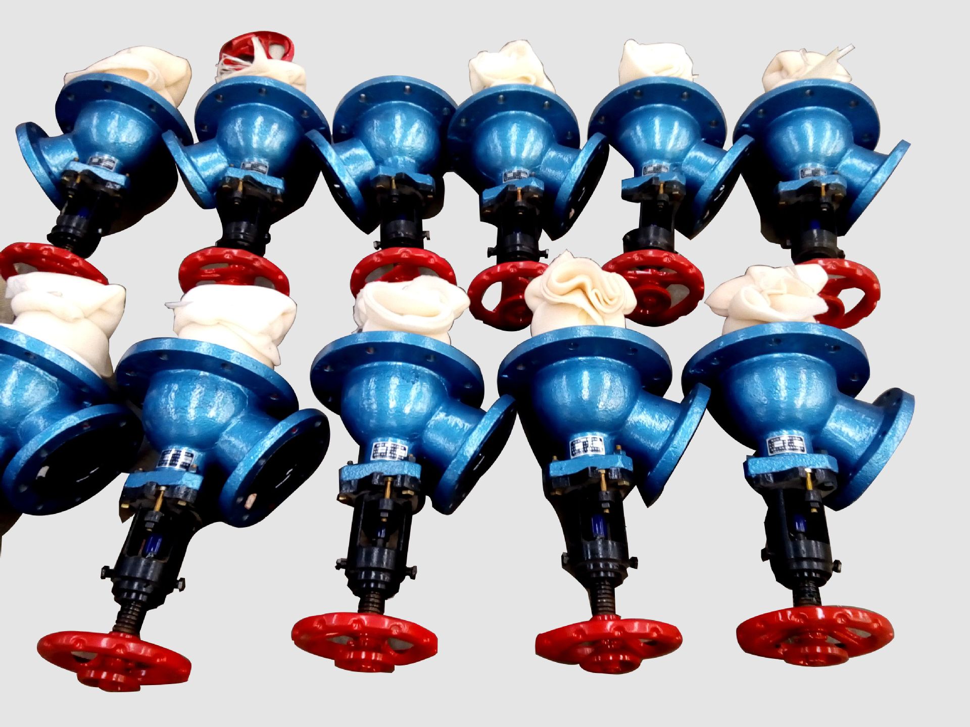 搪玻璃放料阀反应釜放料阀下展示放料阀适用2000L搪瓷釜规100/50