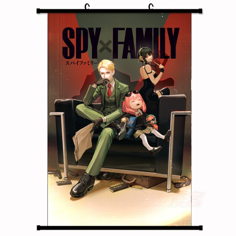 Шпионский постер постер вокруг анимационных периферий для поколения Amazon SPY × Family