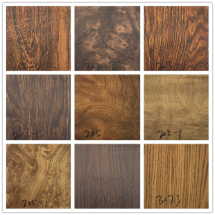 Sticker Density Board Wood Grain Paper Pu Paper Stereo Wood Grain Paper 3cm 9cm Board for Gift Box