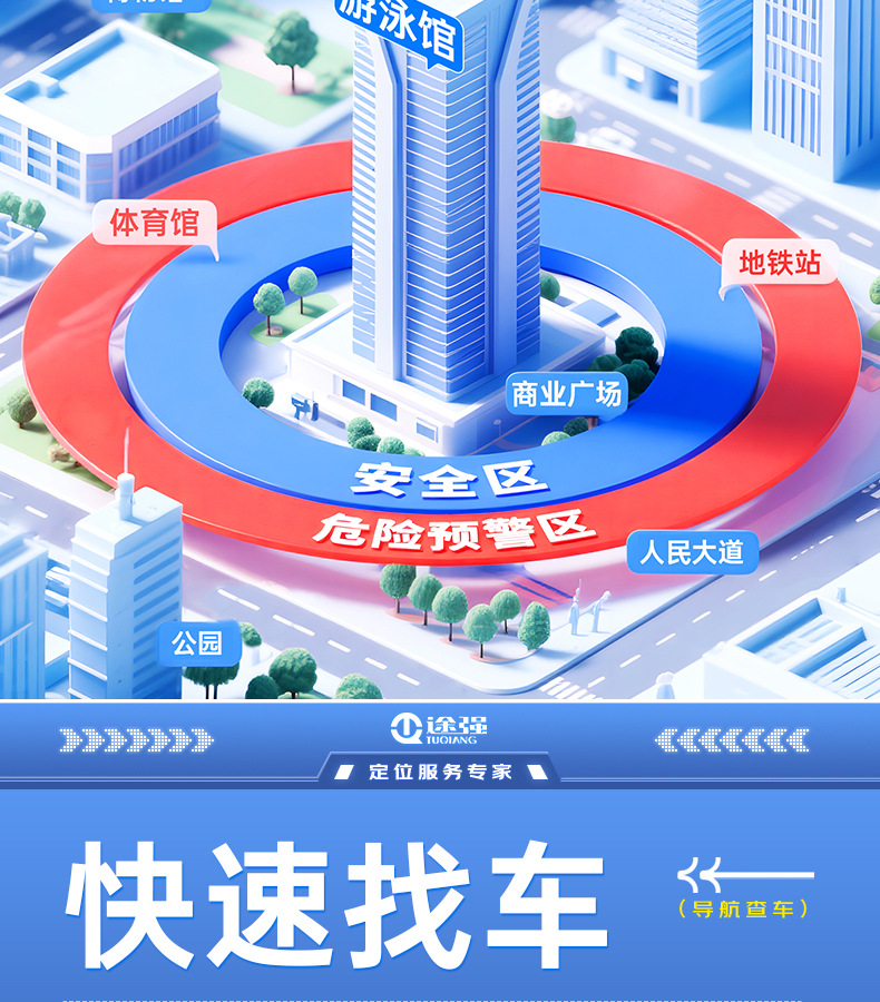 Tuqiang Gps Beidou Dual-Frequency Inertial Navigation Rtk Tunnel Underground Garage High-Precision Car Locator Gps Tracker