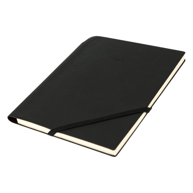 Deli 22215 Notebook superficie de cuero LA PU Negocios 25K libreta puede insertar la pluma diario con cuerda libreta