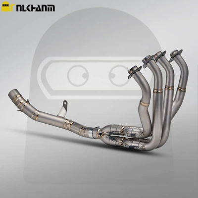 Motorcycle exhaust pipe exhaust pipe connected directly to the