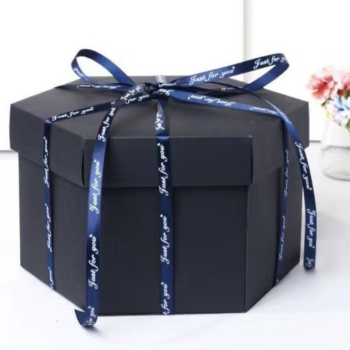 Hexagonal DIY caja de explosión celebridad de Internet mismo estilo hecho a mano álbum sorpresa Regalo de Cumpleaños pareja regalo transfronterizo álbum