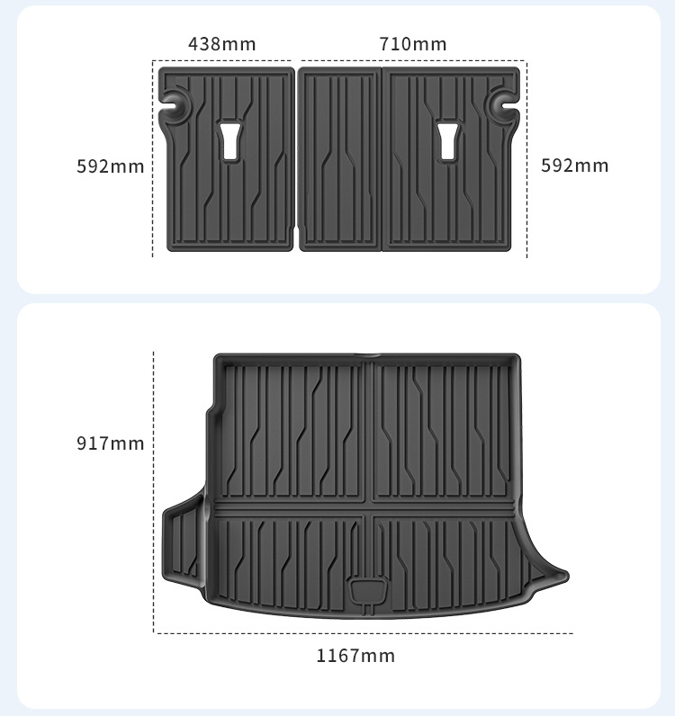 Suitable for 24 Buick Envision S Car Floor Mats, Fully Environmentally Friendly Tpe Floor Mats, Trunk Mats, Seat Back Mats