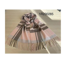 内蒙古外单格子羊绒围巾男女羊毛流苏保暖山羊绒围脖