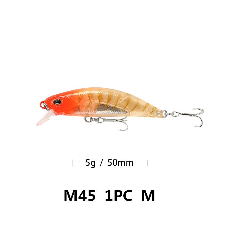 Small Sinking Minnow Lures  Hard Baits Bass Trout Fresh Water Fishing Lure