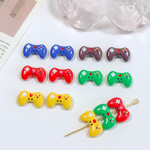游戏手柄合金烤漆配件直孔串珠散珠DIY手工手机链项链饰品配件