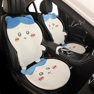 Car seat cushion made of linen, Usagi, Chiikawa, Hachiware, suitable for all seasons, cute cartoon design for girls