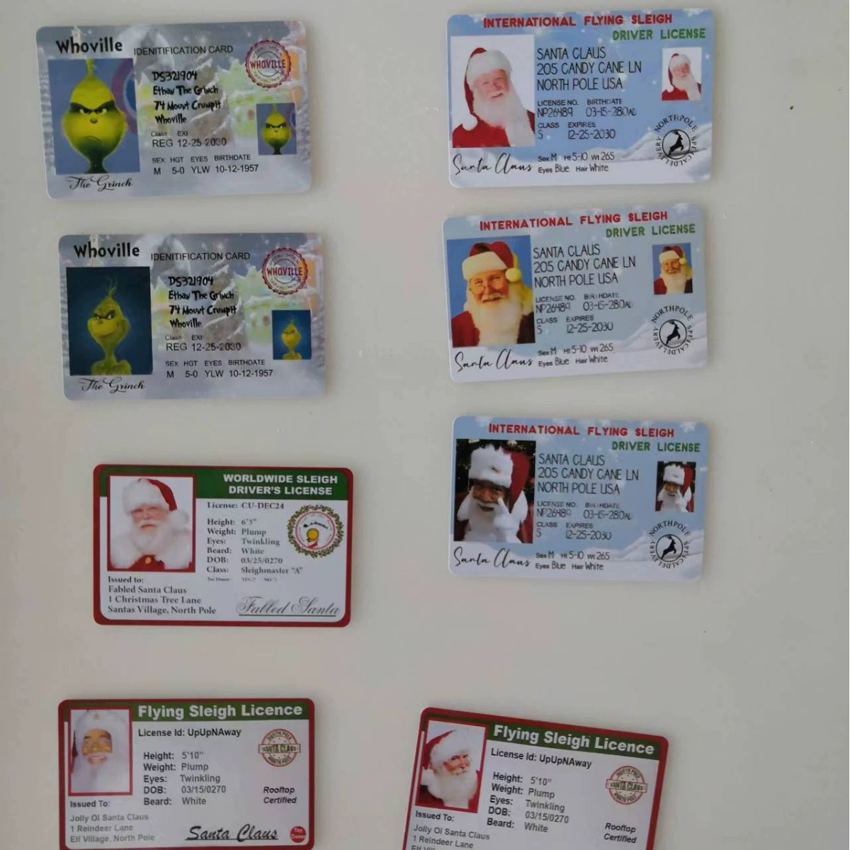 Завод прямых трансграничных новых взрывов Санта-Клауса водительские права Рождественские подарочные карты