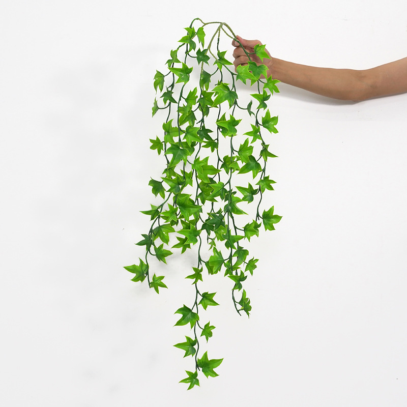 Artificial planta acuática crawler caja de alimentación Planta artificial colgante de pared persa pared colgante de ratán flor falsa decoración de la vid