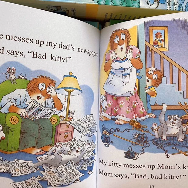 Я могу читать Маленький криттер Маленький Мао Маленький Мао Рен 20 серия MY FIRST иллюстрированная книга