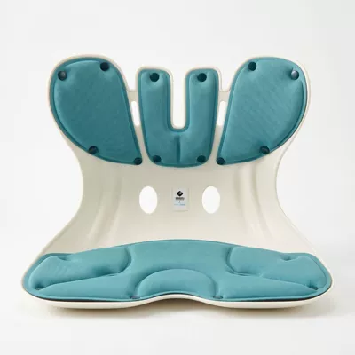 Cat-Shaped Lumbar Support Cushion for Correcting Waist support - ice-blue
