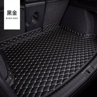 Factory, Trunk Mat - high-side-black-gold-thread-small-package-delivery-24-hours-fast-delivery