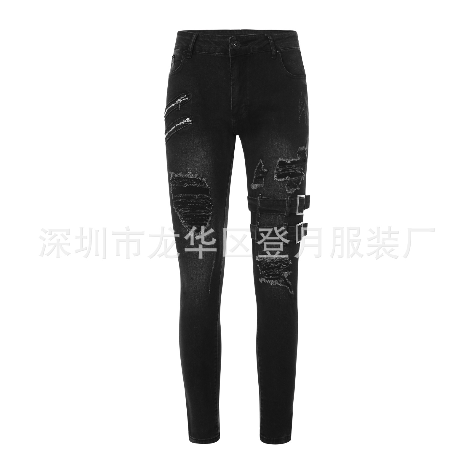 2022  Special For European And American New Locomotives, Personalized Fashion, Amazon Wish Special For Elastic Small Leg Jeans