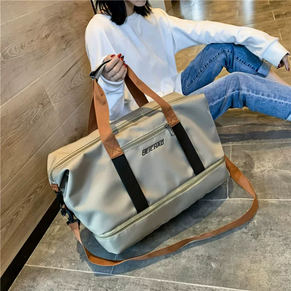 Travel bag portable large capacity swimming men's and women's luggage waterproof storage bag short distance light business travel wholesale