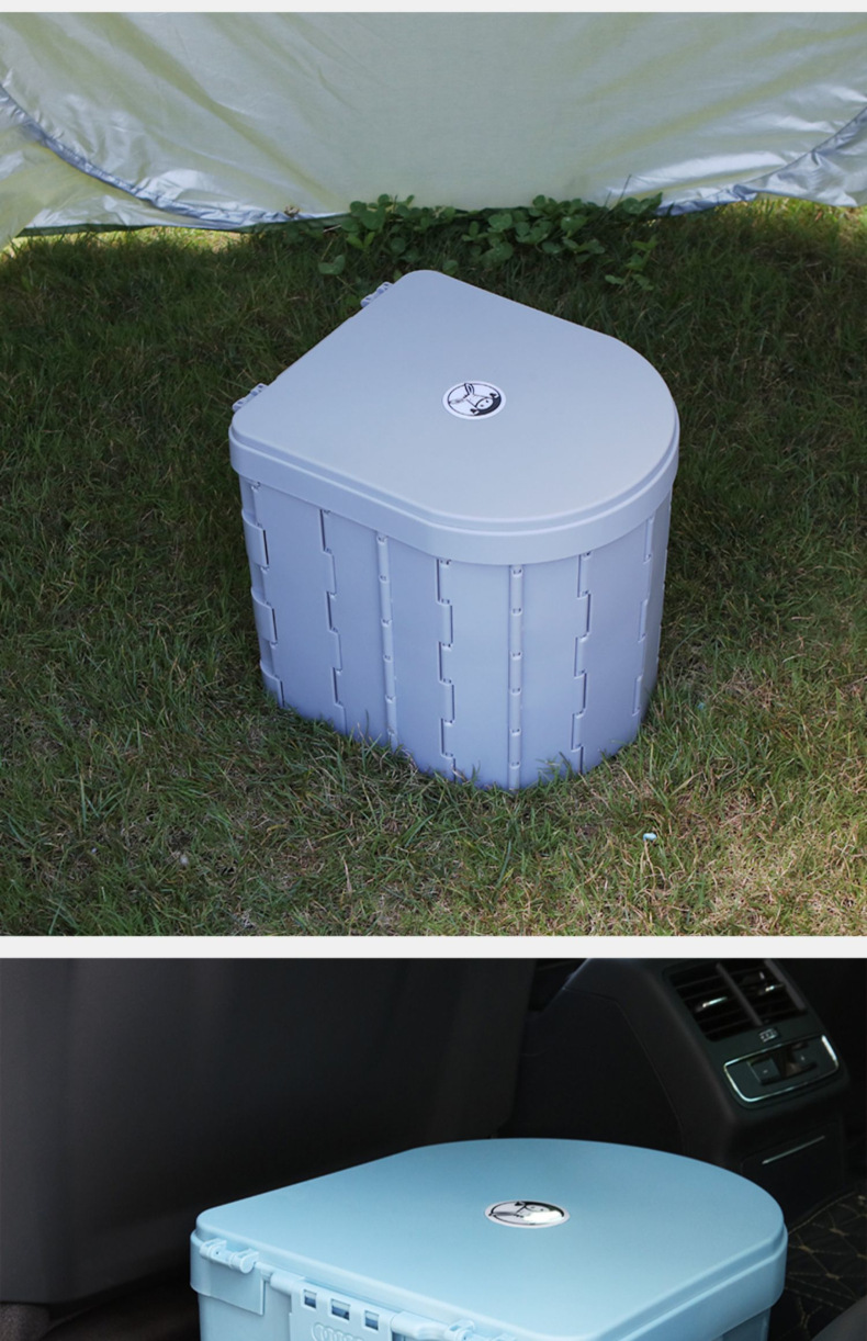Car toilet portable deodorant mobile emergency outdoor toilet self-driving travel camping adult folding toilet