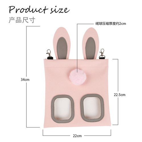 Cross-border Jade Rabbit No. 1 Cute Grass Feeding Bag Cute Rabbit Chinchilla Feeding Bag Hamster Hay Bag Pet Feeder