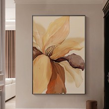 客厅装饰画牡丹花轻奢高级感落地画沙发背景墙挂画现代简约玄关画