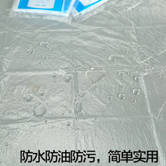 Disposable apron for catering hot pot lobster barbecue PE transparent kitchen oil-proof children's adult studio apron