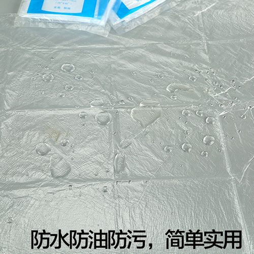 Disposable apron for catering hot pot lobster barbecue PE transparent kitchen oil-proof children's adult studio apron