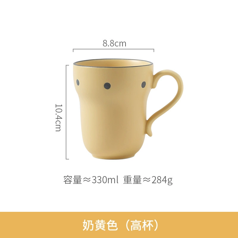 Tableware Ceramic Cream Set, Light Luxury Style — Multi-Size Dinnerware for Home