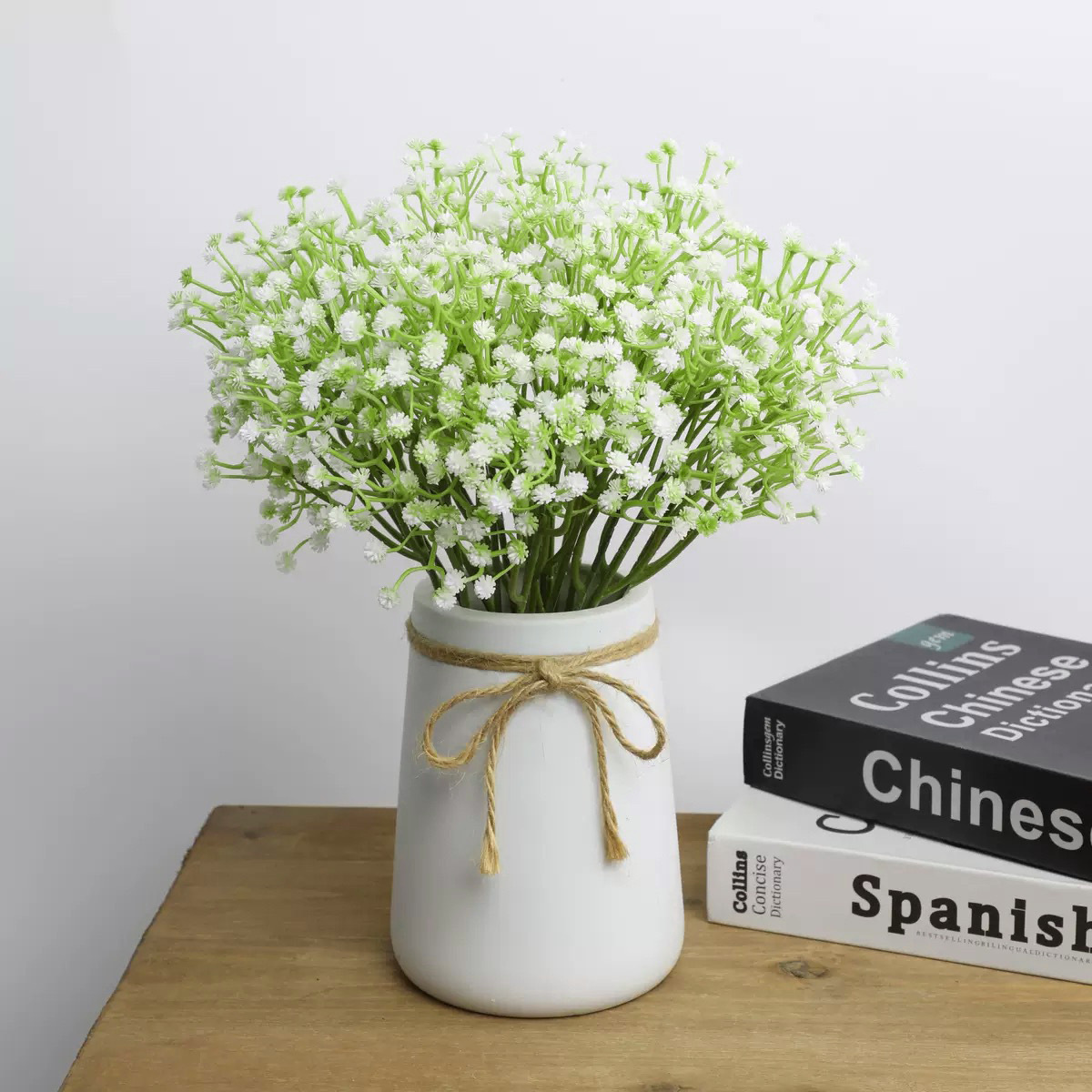 仿真满天心婚礼装饰手捧花5叉.单枝塑料仿真花束摆件假花装饰批发