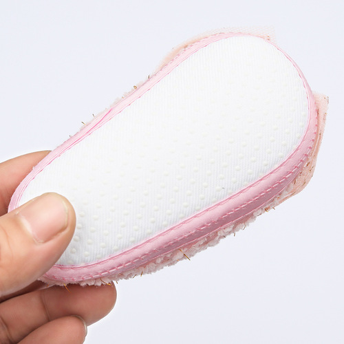  new princess shoes 0-1 year old baby shoes spring and autumn newborn baby shoes soft bottom cloth shoes 3-5-7-9 months