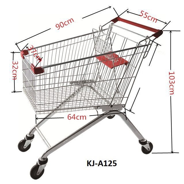 125L 실버 4inch PU(무음)