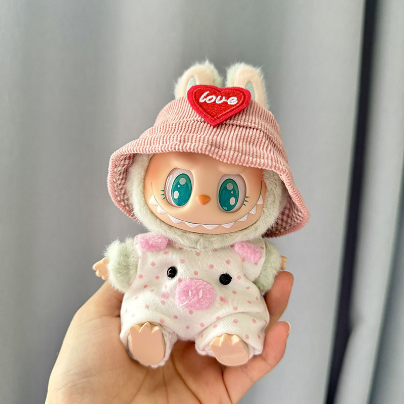 服のみ】第二世代ブラインドボックス ラブブ服 エポキシ樹脂製顔飾り ラブブ シットシットパーティーシリーズ ベビー服 可愛い|undefined