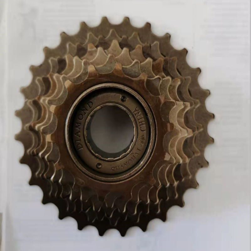 En stock vehículo terrestre volante de 7 velocidades 21 velocidades sin posicionamiento rueda dentada del volante de 6 velocidades giratoria bicicleta voladora accesorios de bicicleta transfronteriza