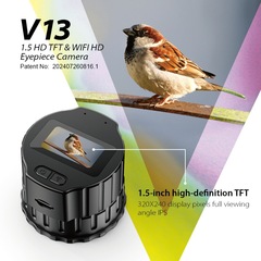 新品V13wifi電子接眼レンズカメラ1.5インチディスプレイ光学接眼レンズレコーダー単バレル望遠鏡