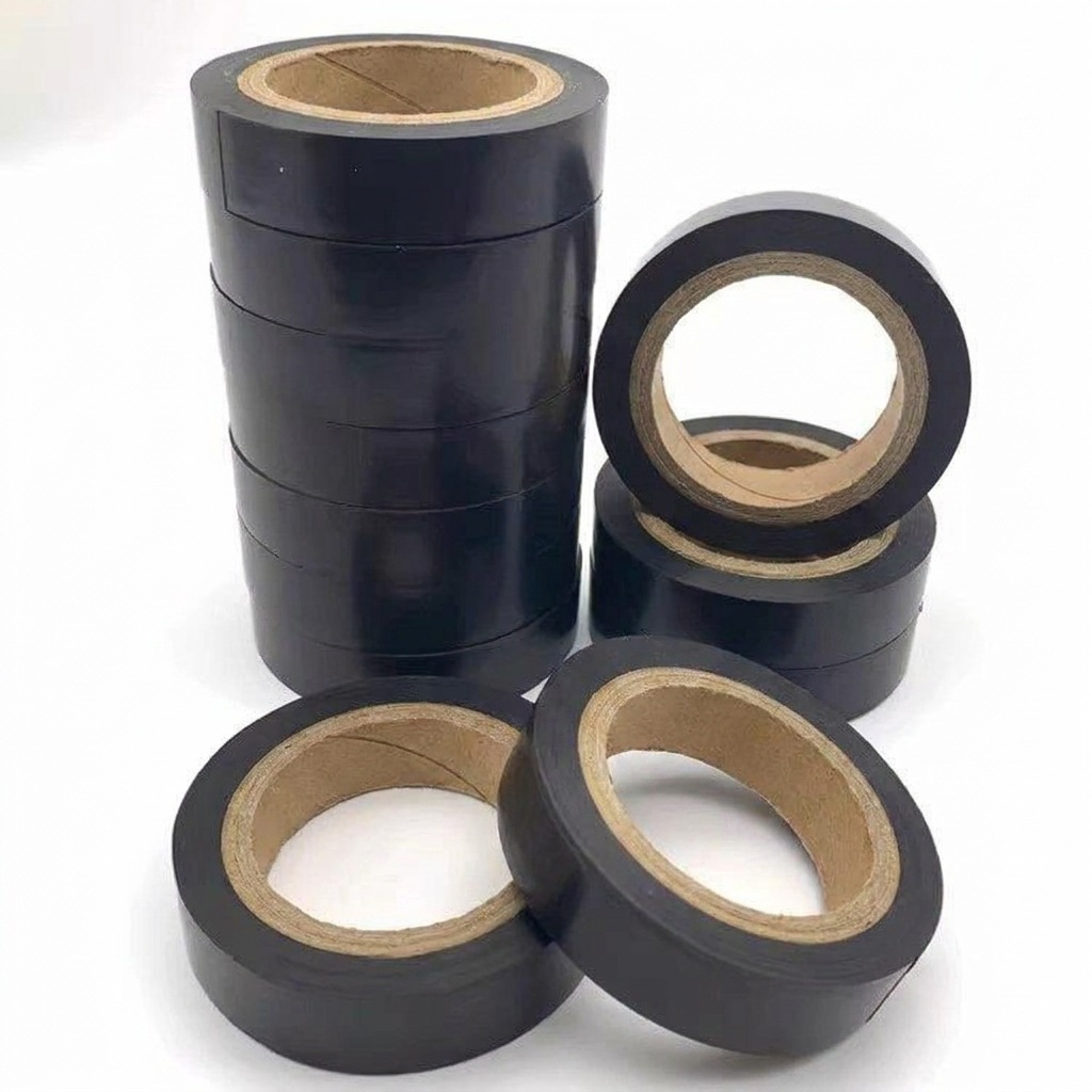 Cinta eléctrica Alambre de aislamiento de alta temperatura resistente al desgaste-resistente de alta viscosidad PVC impermeable Cinta Negra eléctrica fábrica al por mayor