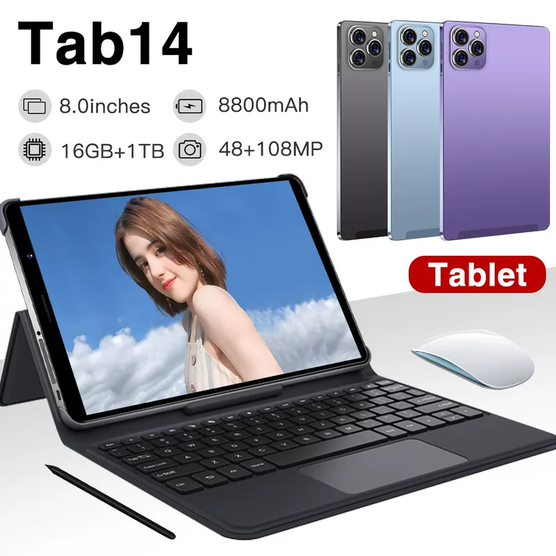 Планшет-ноутбук, 8 дюймов, Bluetooth, Android
