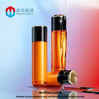 定制100ml三角玻璃乳液瓶 化妆品分装水乳瓶 120ml乳液喷雾瓶