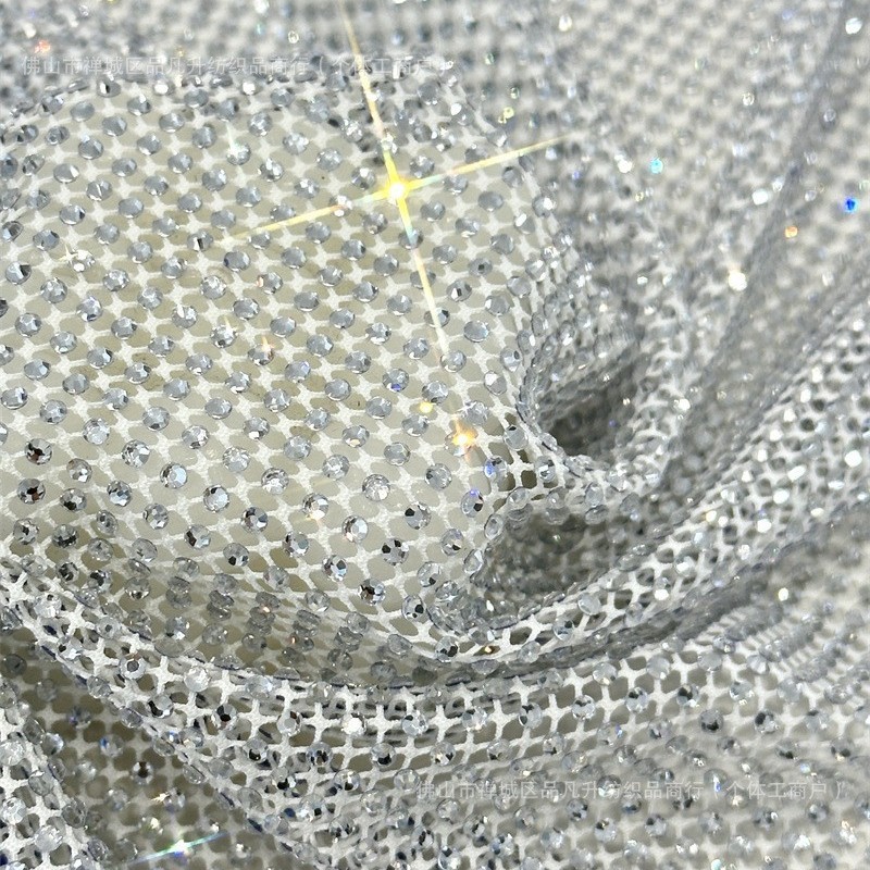 Transfronterizos amazónicos de moda de alta calidad, ropa de mangas largas de diamante de alta densidad, tela de diamante caliente de alta densidad