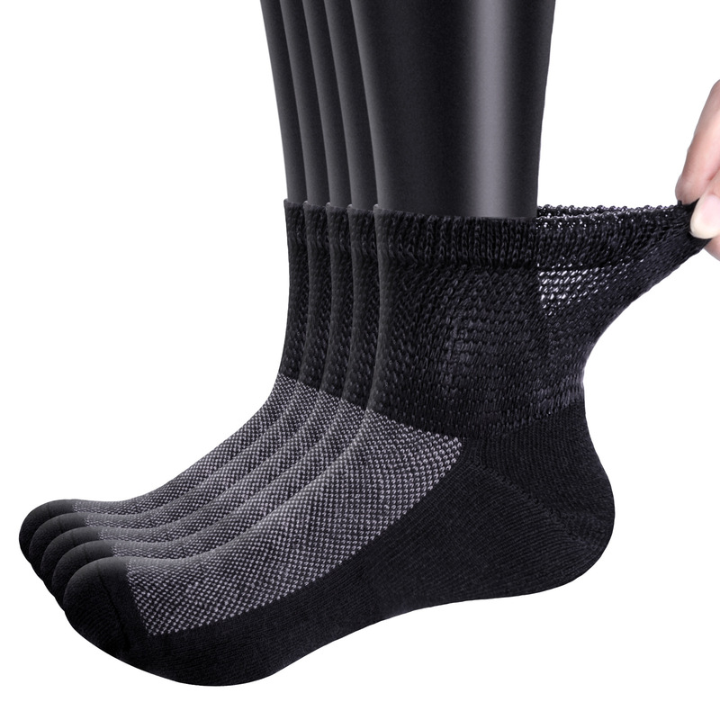 Yuedge Solid Color Mesh Socks, Summer Cool Quick-Dry Breathable Seamless Casual Socks for Men and Women Wholesale
