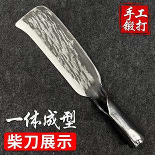 Hand-Forged Ax for Chopping Wood, Agricultural Use for Cutting Trees, Splitting Firewood, Chopping Bamboo, Outdoor Flat-Head Ax for Logging