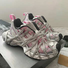 20025新款B家巴家平替蜘蛛侠3XL联名鞋网面透气增高明星同款鞋