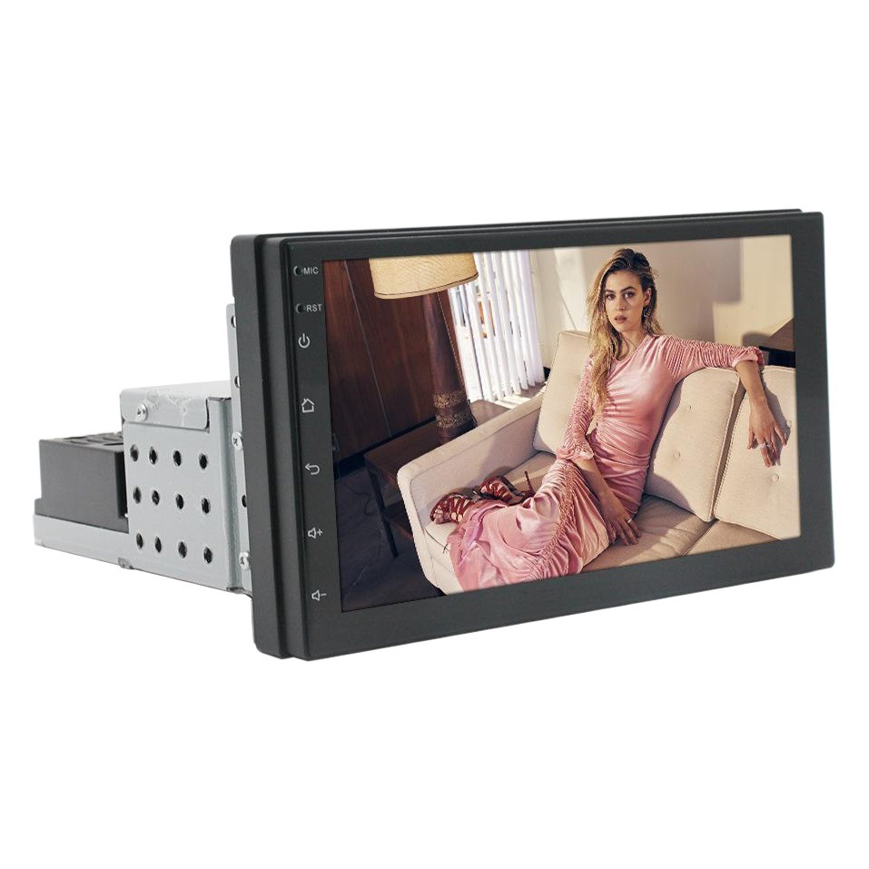 Extranjero solo husillo 7 pulgadas universal de navegación de host Android MP5 GPS del coche ajustable en altura variedad de chasis de navegación