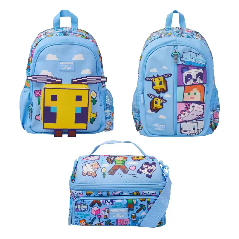 Smiggle children's backpack outdoor campus cartoon new model in stock wholesale lightweight casual breathable student backpack