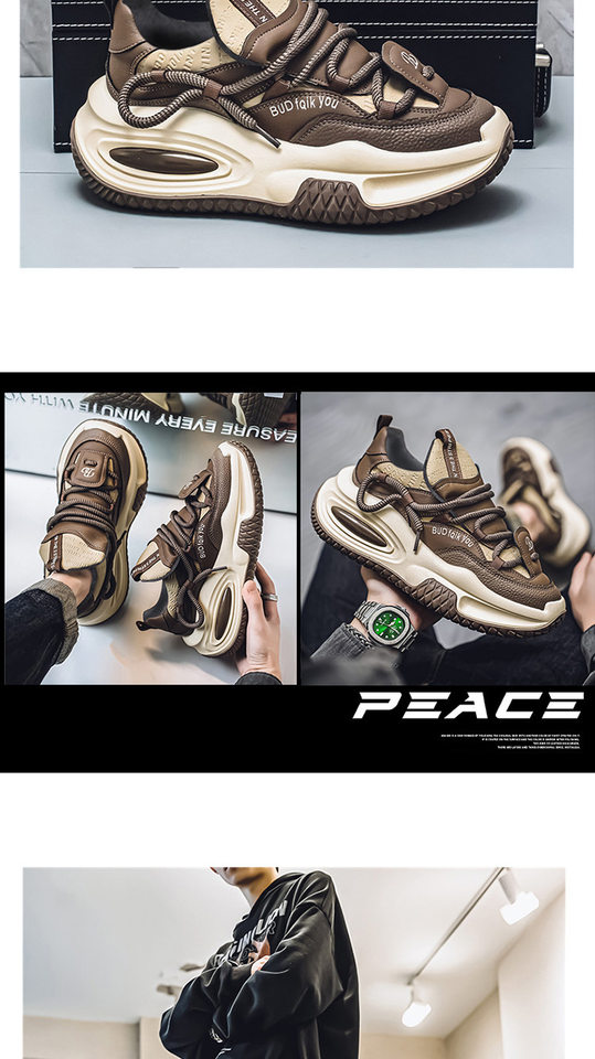 Giày thể thao nam cổ thấp lót lông giữ ấm, đế dày tăng chiều cao, kiểu sneaker dạo phố — X5128- 1m màu xanh lá cây, X5128-1 Kaki, X5128-1 đỏ xanh chi tiết 15