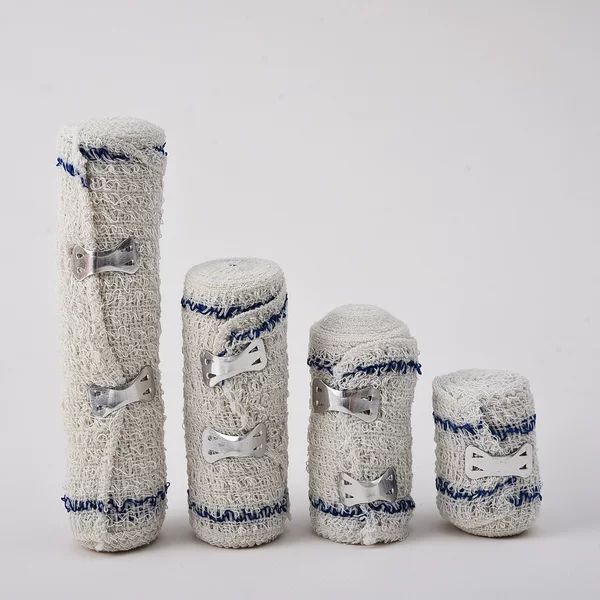 Export Protective Spandex Cotton Dressing Crepe First Aid Gauze Emergency Medical Elastic Wrinkle Bandage for Outdoor Trauma