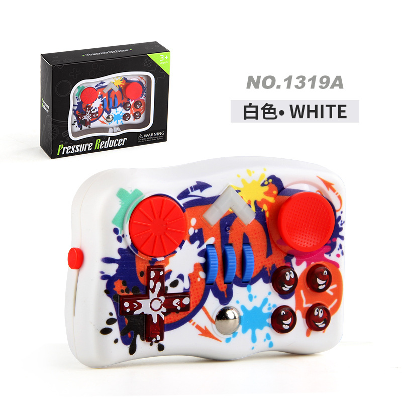 Venta caliente descompresión dedo cubo seis-lado prensa Flip Dados de descompresión nuevos juguetes de ventilación exóticos descompresión transfronteriza