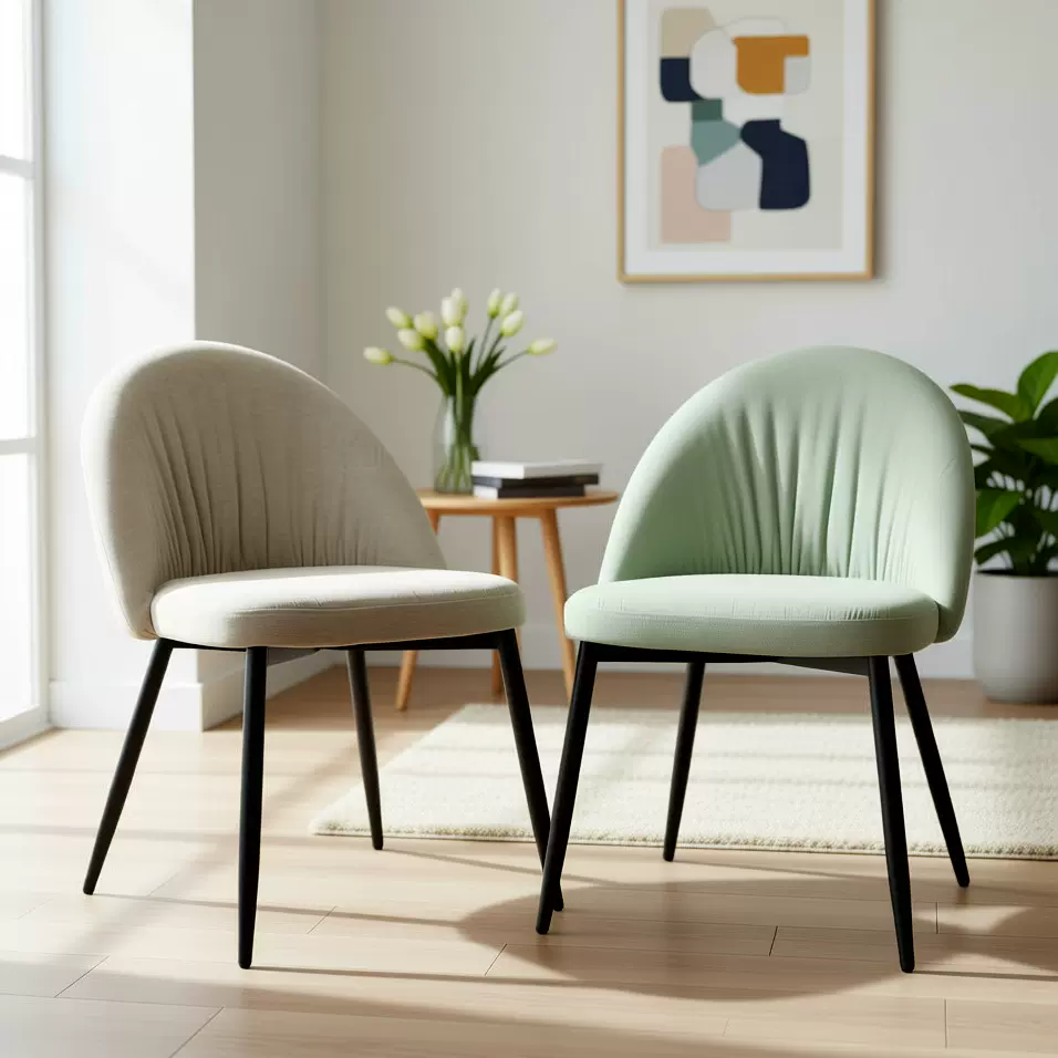 意式餐椅家用轻奢餐桌椅实木设计师款接待洽谈凳北欧风久坐舒适