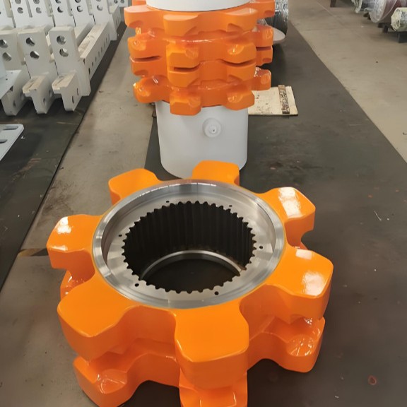 Conjunto del eje de la rueda dentada en stock directo transportador raspador de tracción de cabeza conjunto de rueda dentada