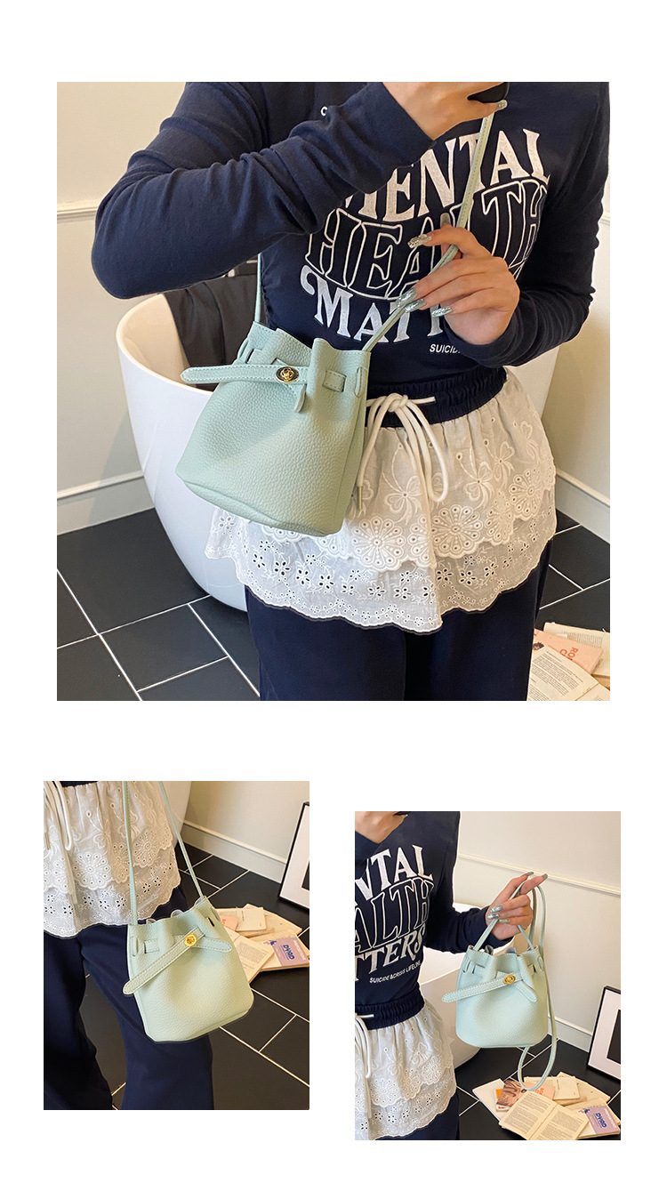 Elegant Lychee Pattern Tote Bag For Women Versatile Work Handbag_voghion.com