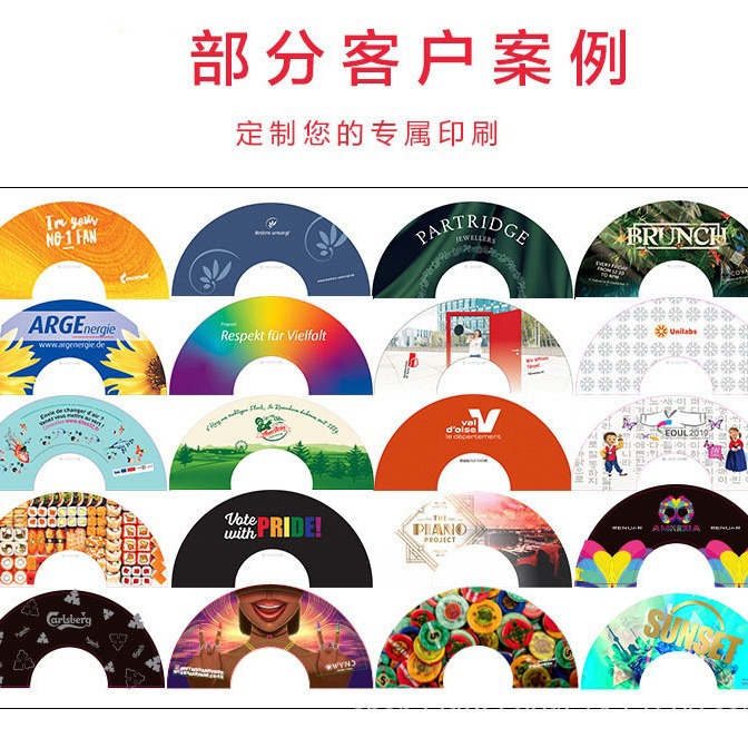 Fuente de fábrica de ventiladores plegables, envío rápido de muestras de estrellas de animación perimetral ventilador plegable de plástico para imprimir dibujos